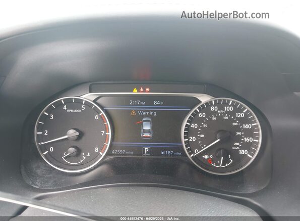 1N4AL4CV0LC190840 2020 NISSAN ALTIMA Белый Вид задних сидений