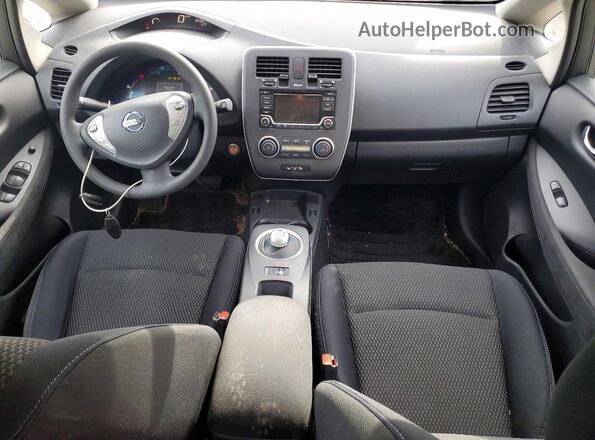 1N4AZ0CP4GC304546 2016 NISSAN LEAF Серый Вид панели приборов