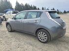 2016 Nissan Leaf S Серый vin: 1N4AZ0CP4GC304546