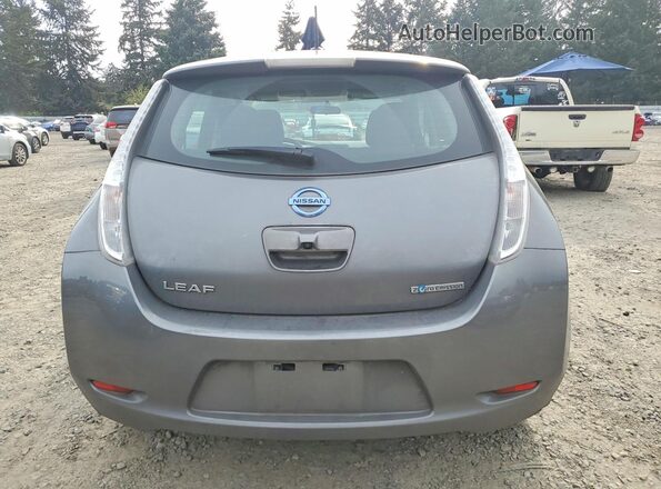 1N4AZ0CP4GC304546 2016 NISSAN LEAF Серый Вид сзади