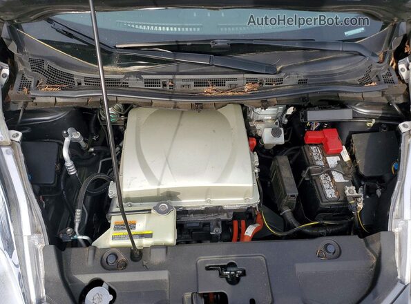 1N4AZ0CP4GC304546 2016 NISSAN LEAF Серый Вид задней части салона