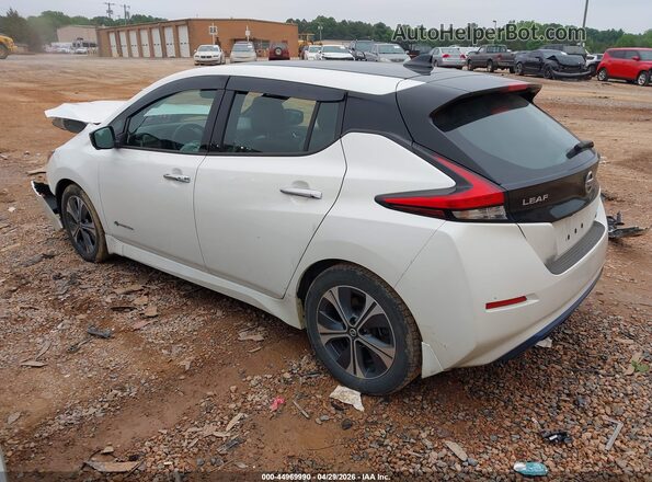 1N4AZ1CP7KC303311 2019 NISSAN LEAF Белый Задняя левая четверть