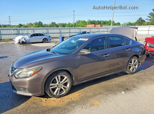 1N4BL3AP0HC112228 2017 NISSAN ALTIMA Коричневый Передняя левая четверть