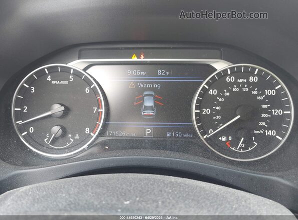 1N4BL4BV4KC154833 2019 NISSAN ALTIMA White Widok tylnych siedzeń