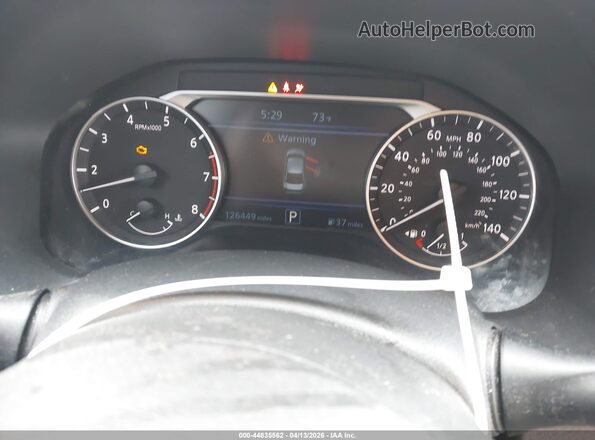 1N4BL4CV0KC108110 2019 NISSAN ALTIMA White Widok tylnych siedzeń