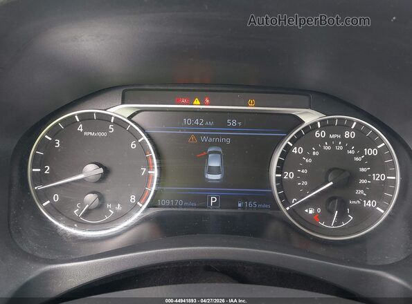 1N4BL4DV2MN373018 2021 NISSAN ALTIMA Черный Вид задних сидений