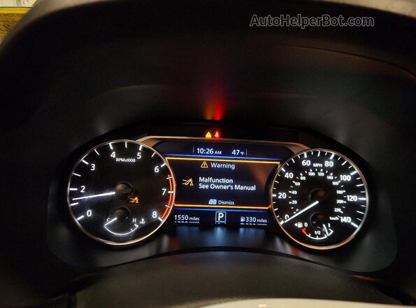 1N4BL4DVXTN305404 2026 NISSAN ALTIMA Серый Вид щитка приборов