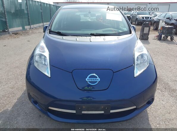 1N4BZ0CP5HC310927 2017 NISSAN LEAF Blue Front view
