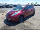 2017 Nissan Leaf S Maroon vin: 1N4BZ0CP9HC308016