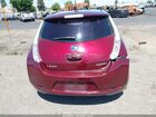 2017 Nissan Leaf S Maroon vin: 1N4BZ0CP9HC308016
