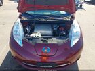 2017 Nissan Leaf Sv Красный vin: 1N4BZ0CPXHC304783