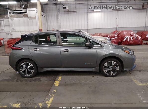 1N4BZ1CP2KC320442 2019 NISSAN LEAF Gray უკანა სალონის ხედი