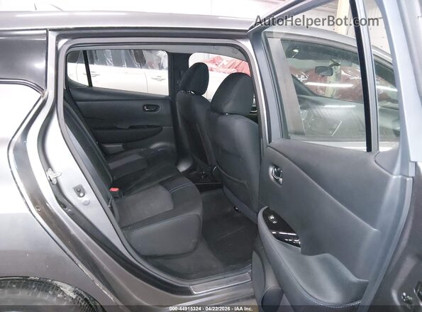 1N4BZ1CP2KC320442 2019 NISSAN LEAF Gray VIN კოდის სტიკერის ხედი
