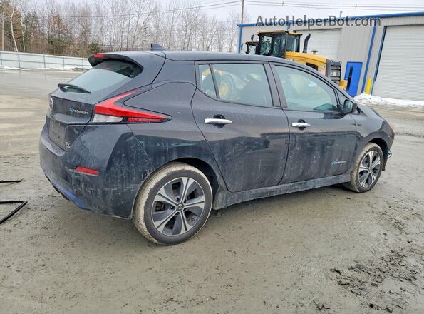 1N4BZ1CP8KC318078 2019 NISSAN LEAF Черный Задняя правая четверть