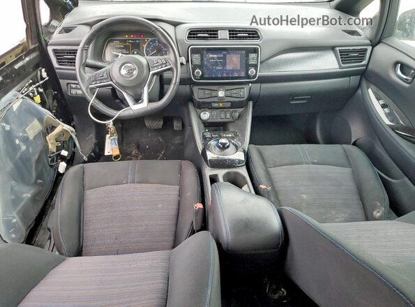 1N4BZ1CP8KC318078 2019 NISSAN LEAF Черный Вид панели приборов