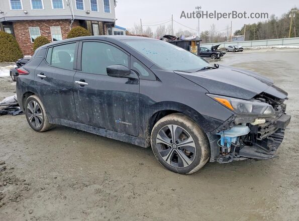 1N4BZ1CP8KC318078 2019 NISSAN LEAF Черный Передняя правая четверть