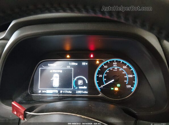 1N4BZ1CPXLC310615 2020 NISSAN LEAF Синий Вид задних сидений