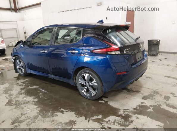 1N4BZ1CPXLC310615 2020 NISSAN LEAF Синий Задняя левая четверть