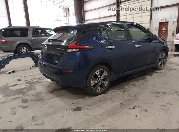 1N4BZ1CPXLC310615 2020 NISSAN LEAF Синий Задняя правая четверть