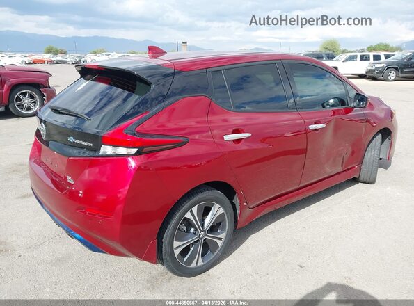 1N4BZ1DP5LC311010 2020 NISSAN LEAF Красный Задняя правая четверть