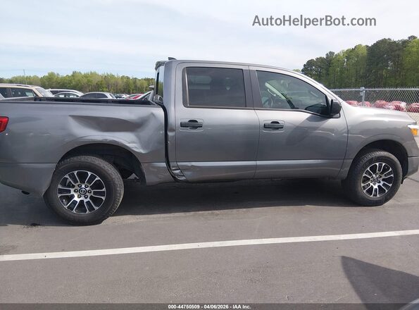 1N6AA1EEXNN106944 2022 NISSAN TITAN Серый Вид задней части салона