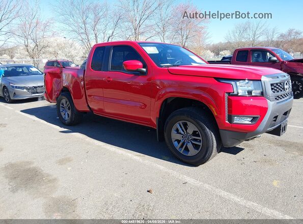1N6ED1CM9SN623151 2025 NISSAN FRONTIER Red Przód prawy
