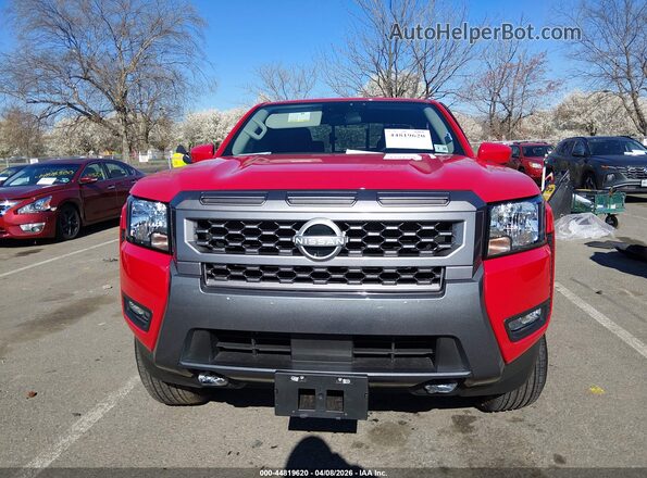 1N6ED1CM9SN623151 2025 NISSAN FRONTIER Red Widok zestawu wskaźników