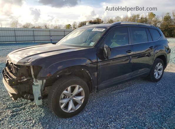 1V2DP2CA0KC608209 2019 VOLKSWAGEN ATLAS Черный Передняя левая четверть