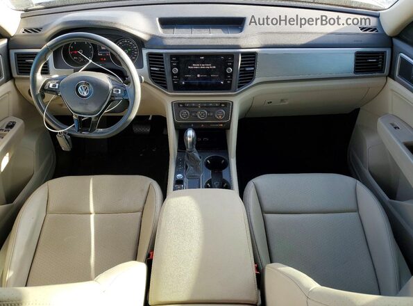 1V2DP2CA0KC608209 2019 VOLKSWAGEN ATLAS Черный Вид панели приборов