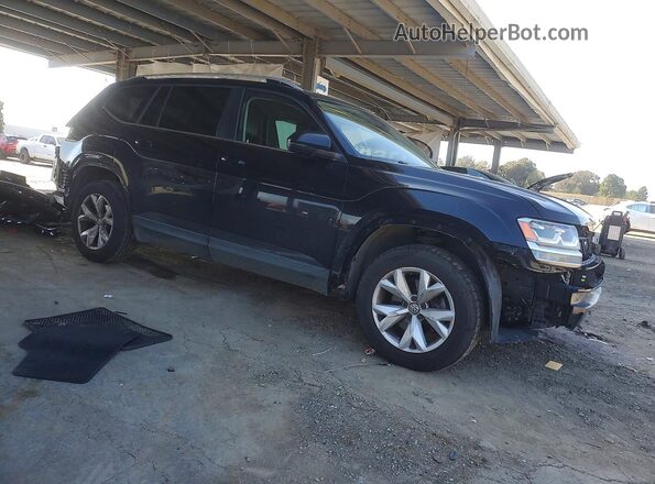 1V2DR2CA1JC524909 2018 VOLKSWAGEN ATLAS Синий Передняя правая четверть
