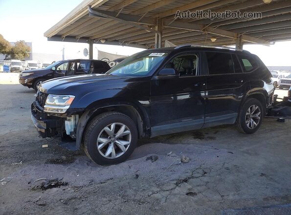 1V2DR2CA1JC524909 2018 VOLKSWAGEN ATLAS Синий Передняя левая четверть