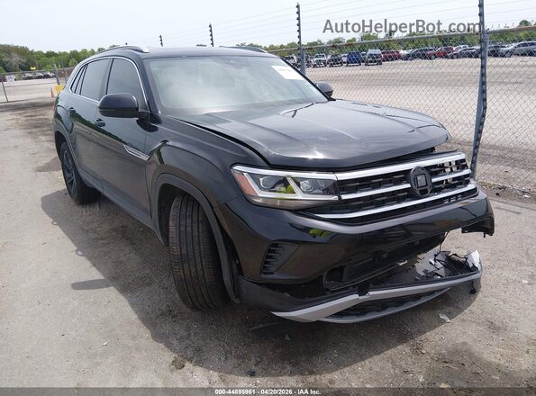 1V2EC2CA8LC221313 2020 VOLKSWAGEN ATLAS Черный Передняя правая четверть