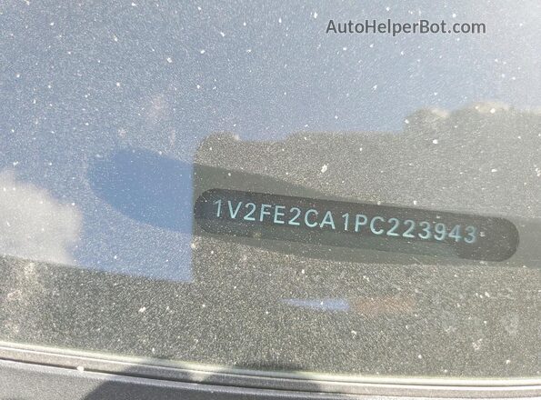 1V2FE2CA1PC223943 2023 VOLKSWAGEN ATLAS Black VIN կոդի պիտակի տեսք