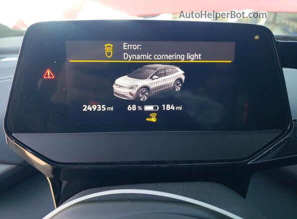 1V2FMPE86PC006124 2023 VOLKSWAGEN ID.4 Red Instrument cluster view