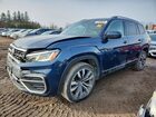 2021 Volkswagen Atlas Blue vin: 1V2FR2CA1MC604708