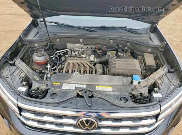 1V2HR2CA2PC533600 2023 VOLKSWAGEN ATLAS Черный Вид подкапотного пространства
