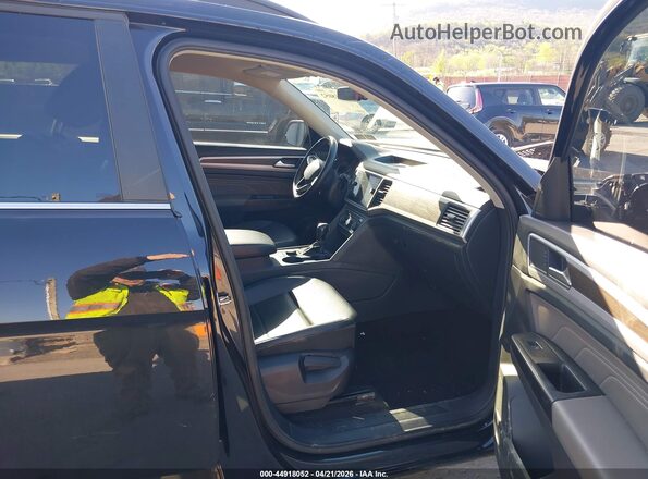 1V2LP2CA6MC567213 2021 VOLKSWAGEN ATLAS Black Widok wnętrza z przodu