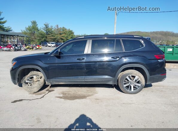 1V2LP2CA6MC567213 2021 VOLKSWAGEN ATLAS Black Widok wnętrza 360 stopni