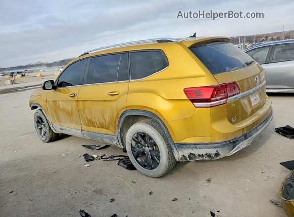 1V2LR2CA7JC557604 2018 VOLKSWAGEN ATLAS Yellow Trasero izquierdo