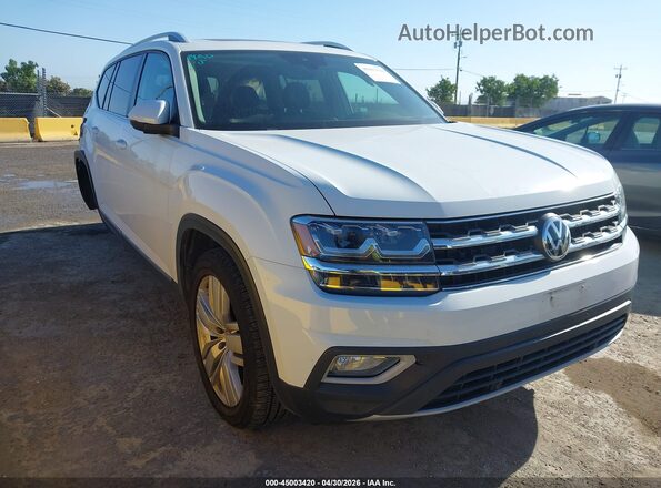1V2MR2CA5KC565030 2019 VOLKSWAGEN ATLAS Белый Передняя правая четверть