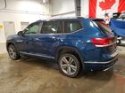 2018 Volkswagen Atlas Sel Blue vin: 1V2RR2CA7JC574669