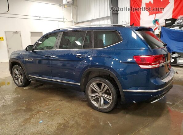 1V2RR2CA7JC574669 2018 VOLKSWAGEN ATLAS Blue Tył lewy