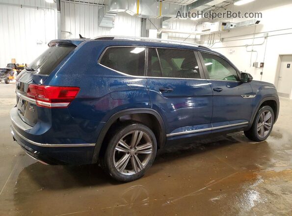 1V2RR2CA7JC574669 2018 VOLKSWAGEN ATLAS Blue Tył prawy
