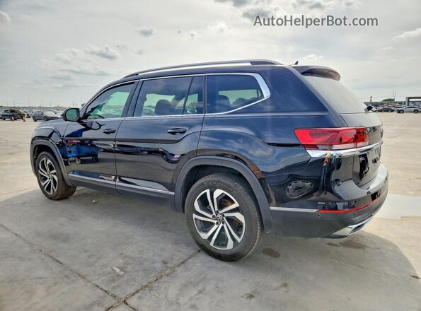 1V2TP2CA3MC523962 2021 VOLKSWAGEN ATLAS Black Задня ліва чверть