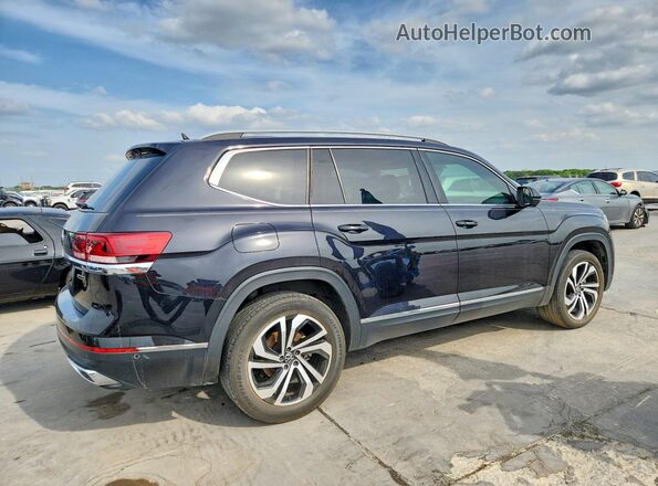 1V2TP2CA3MC523962 2021 VOLKSWAGEN ATLAS Black Задня права чверть
