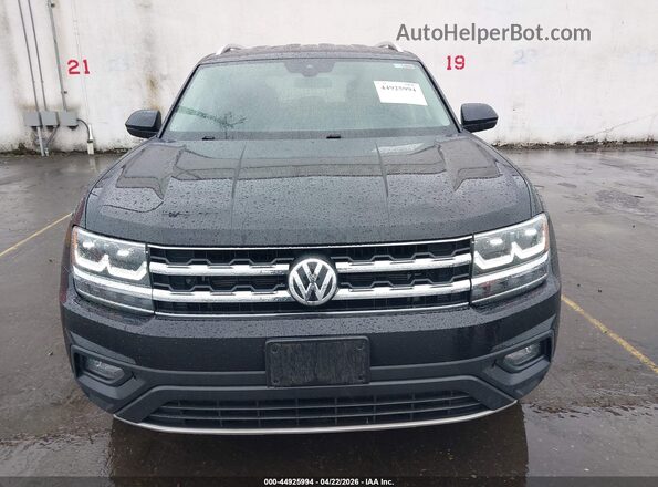 1V2UR2CA4KC579727 2019 VOLKSWAGEN ATLAS Black Widok z przodu