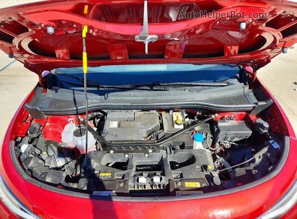 1V2VMPE80PC021259 2023 VOLKSWAGEN ID.4 Red Vista del compartimento del motor