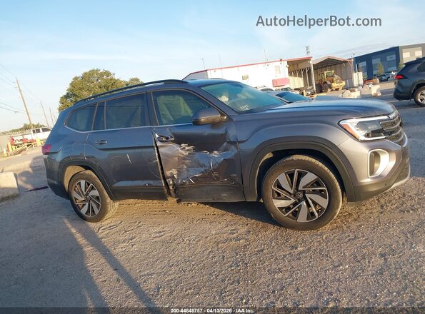 1V2WR2CA2RC543439 2024 VOLKSWAGEN ATLAS Gray Widok wnętrza z tyłu