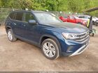 2021 Volkswagen Atlas 3.6l V6 Se W/technology Blue vin: 1V2WR2CA7MC578602