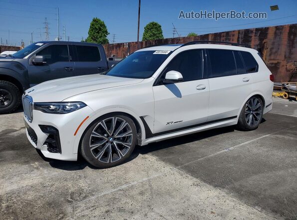 5UXCX4C55KLB39499 2019 BMW X7 Белый Передняя левая четверть